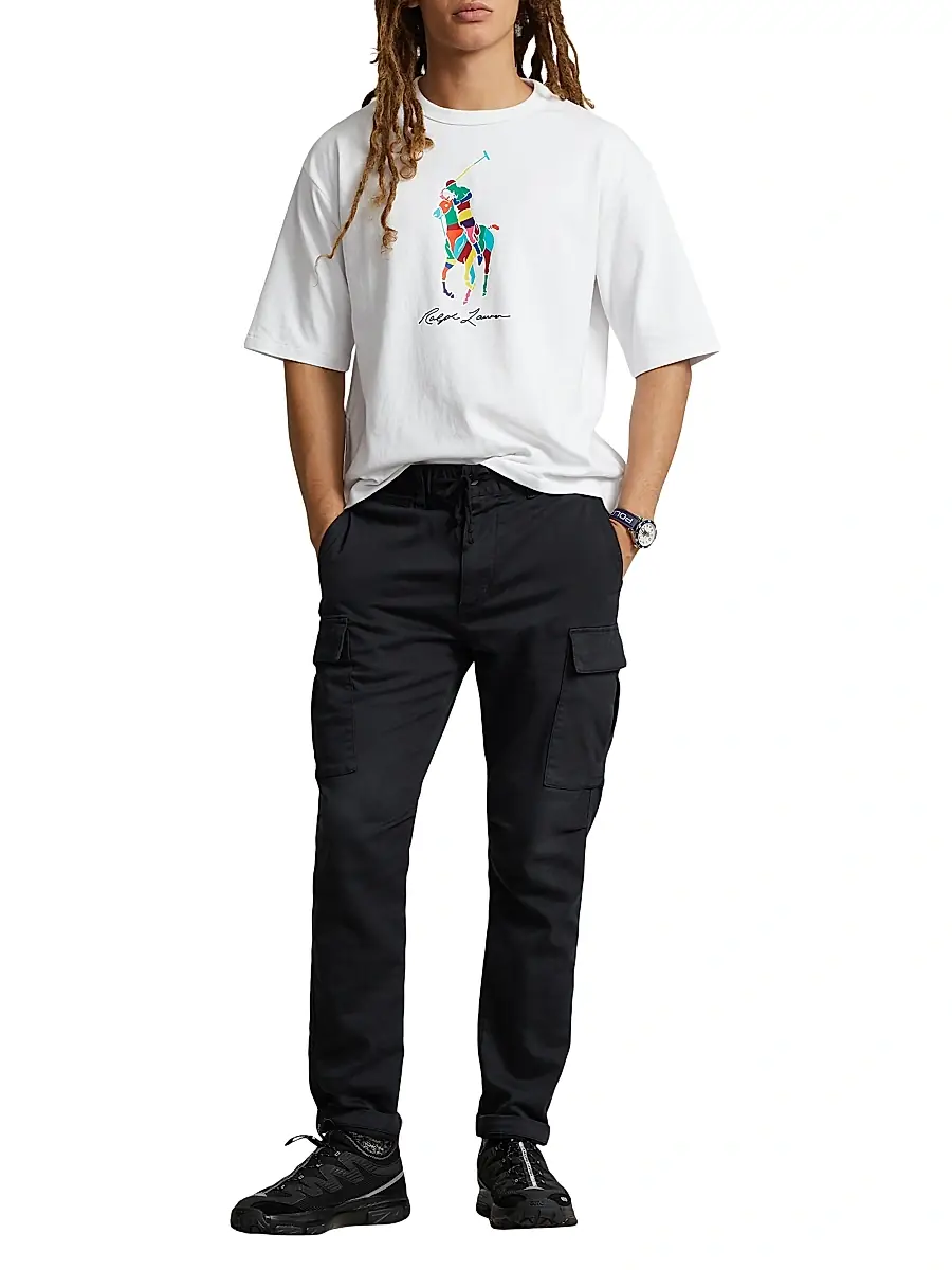 Polo Ralph Lauren Men's Colorblocked Big Pony Logo T-Shirt | Thumbnail 2