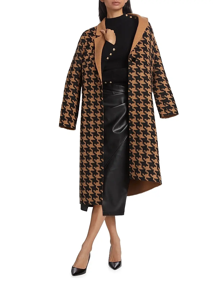 Elie Tahari Women's Naya Button-Detailed Rib-Knit Sweater | Thumbnail 2