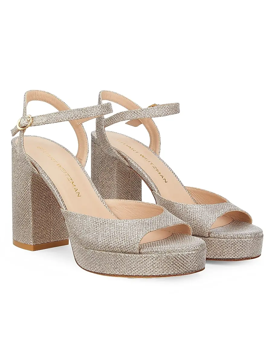 Stuart Weitzman Women's Dayna II 100MM Platform Sandals | Thumbnail 2 Stuart Weitzman Women's Dayna II 100MM Platform Sandals | Thumbnail 2