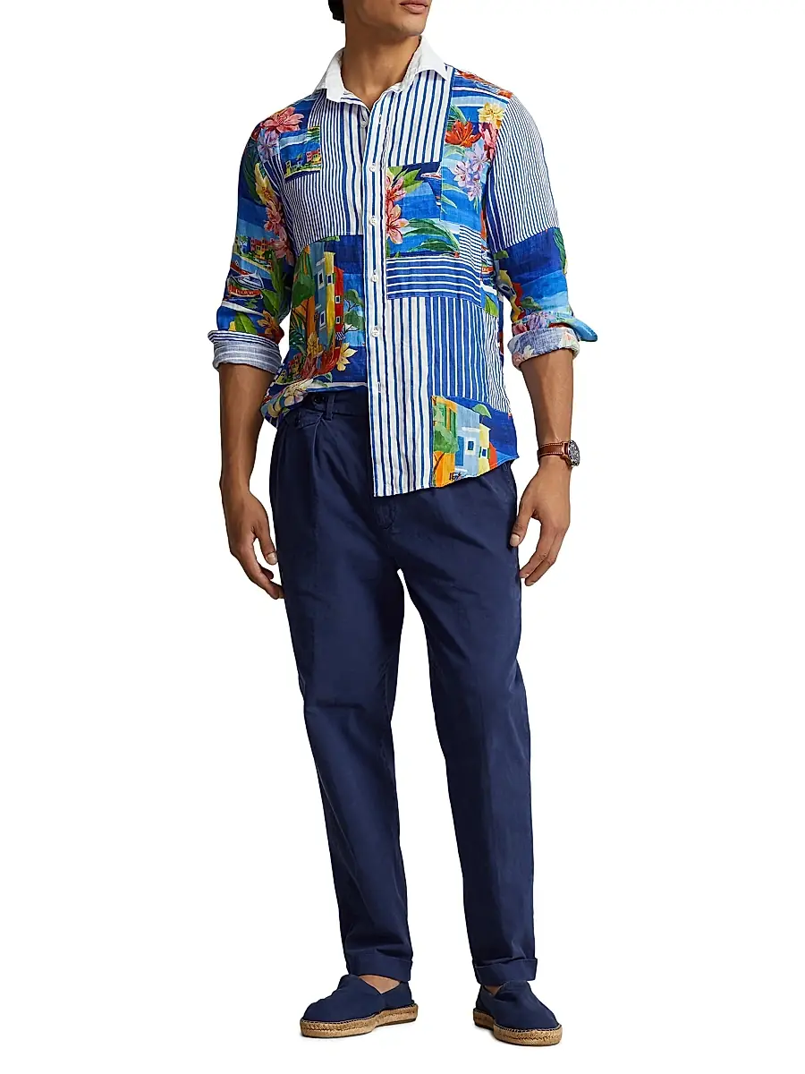 Polo Ralph Lauren Men's Featherweight Twill Tennis Flat-Front Pants | Thumbnail 2