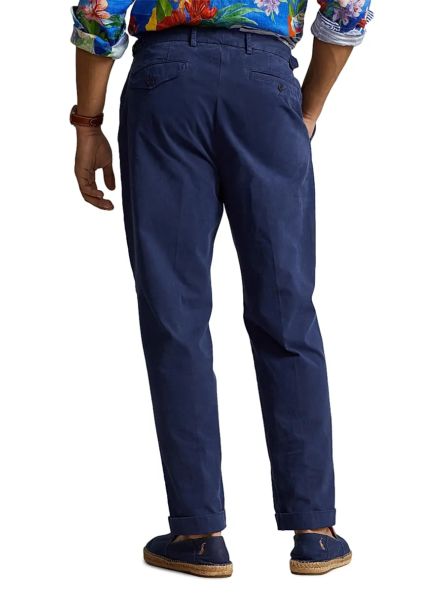 Polo Ralph Lauren Men's Featherweight Twill Tennis Flat-Front Pants | Thumbnail 3