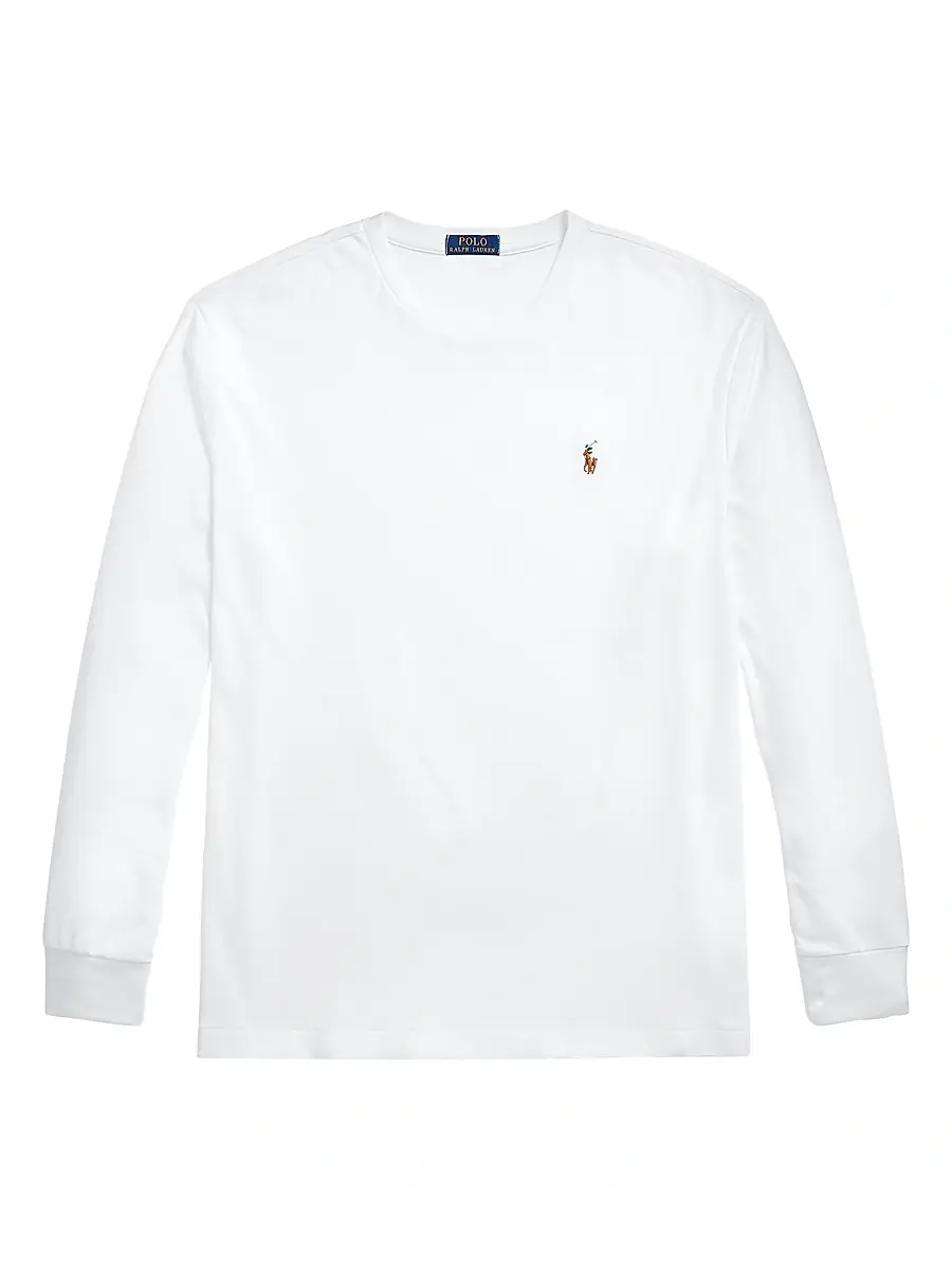 Polo Ralph Lauren Men's Pima Cotton Long-Sleeve Shirt | Thumbnail 6 Polo Ralph Lauren Men's Pima Cotton Long-Sleeve Shirt | Thumbnail 6