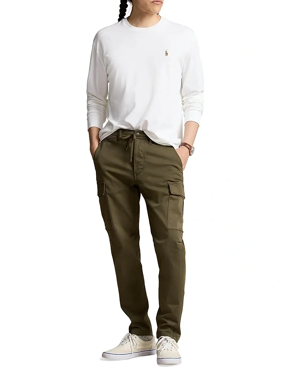 Polo Ralph Lauren Men's Pima Cotton Long-Sleeve Shirt | Thumbnail 7 Polo Ralph Lauren Men's Pima Cotton Long-Sleeve Shirt | Thumbnail 7