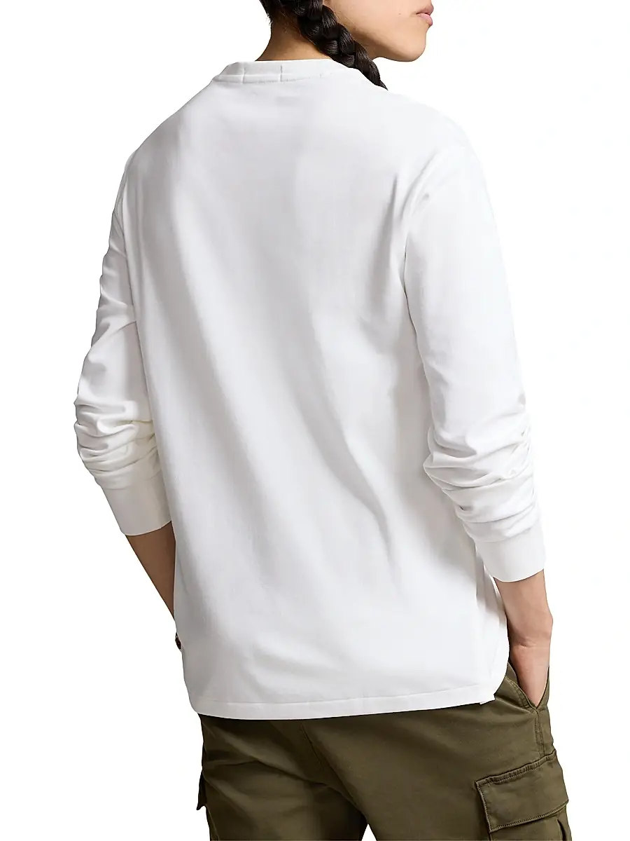 Polo Ralph Lauren Men's Pima Cotton Long-Sleeve Shirt | Thumbnail 9 Polo Ralph Lauren Men's Pima Cotton Long-Sleeve Shirt | Thumbnail 9