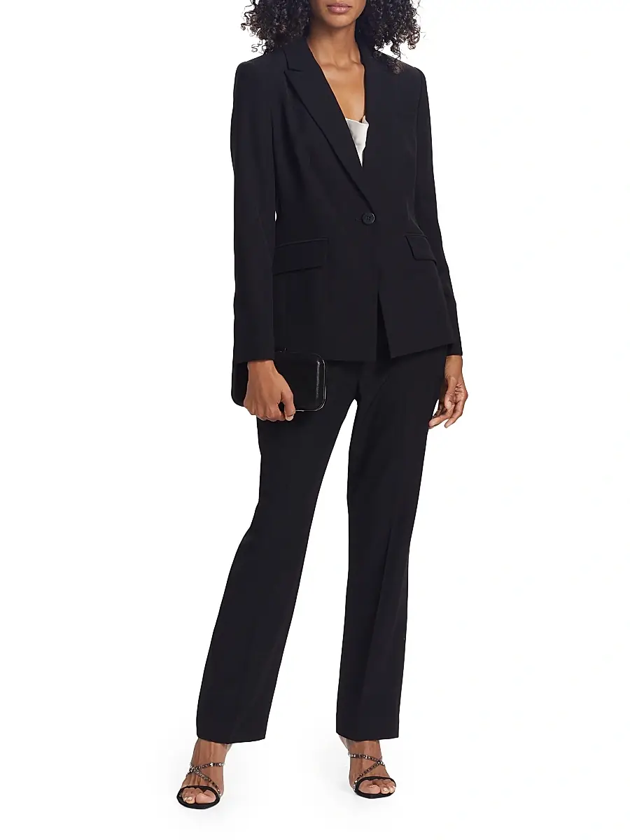 Elie Tahari Women's Sylvie Straight-Leg Trousers | Thumbnail 2 Elie Tahari Women's Sylvie Straight-Leg Trousers | Thumbnail 2