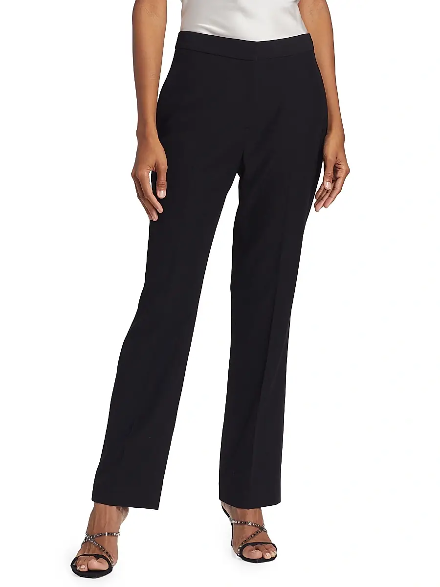 Elie Tahari Women's Sylvie Straight-Leg Trousers | Thumbnail 3 Elie Tahari Women's Sylvie Straight-Leg Trousers | Thumbnail 3
