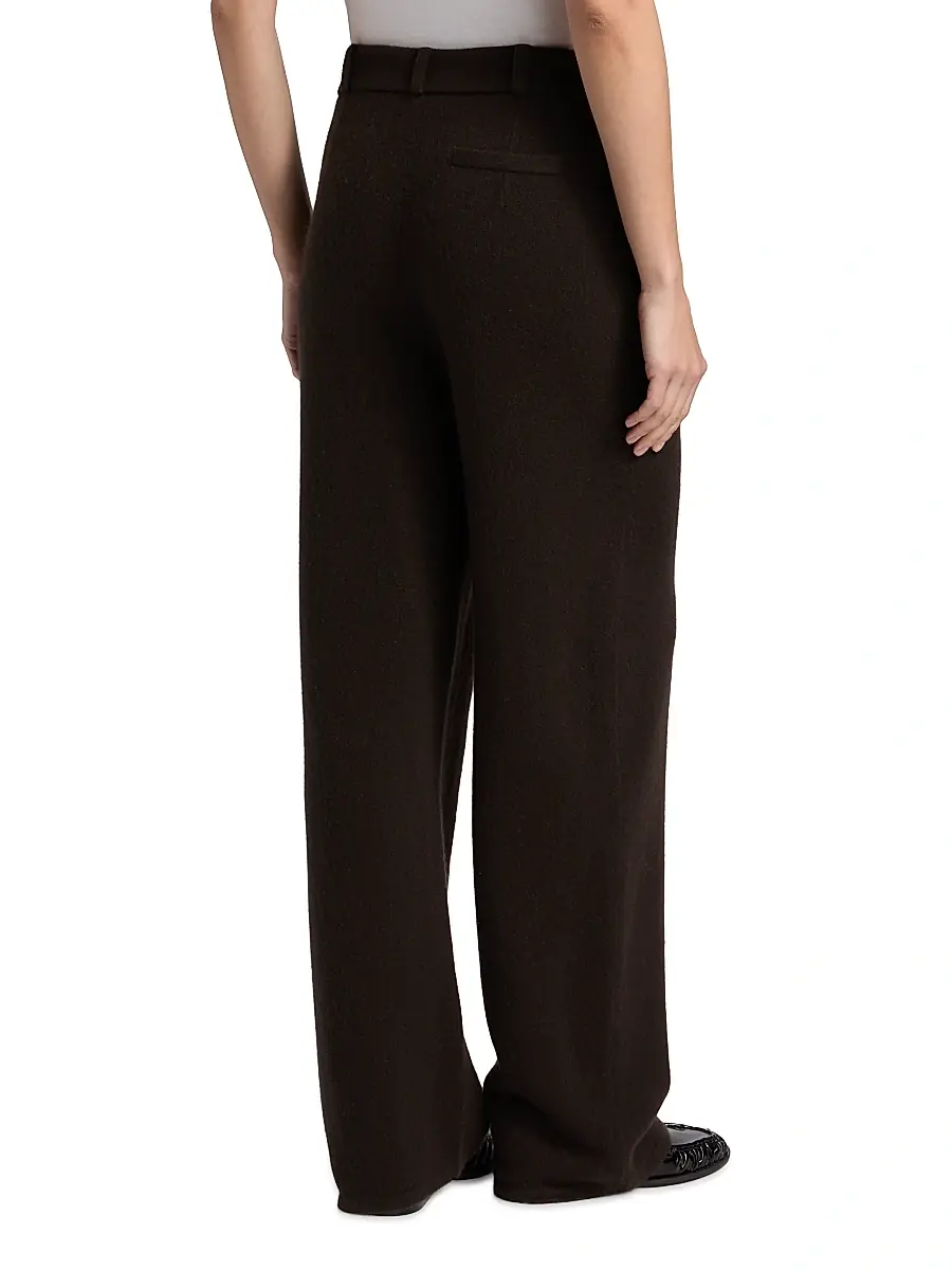 Guest In Residence Women's Cashmere Tailored Wide-Leg Pants | Thumbnail 5 Guest In Residence Women's Cashmere Tailored Wide-Leg Pants | Thumbnail 5
