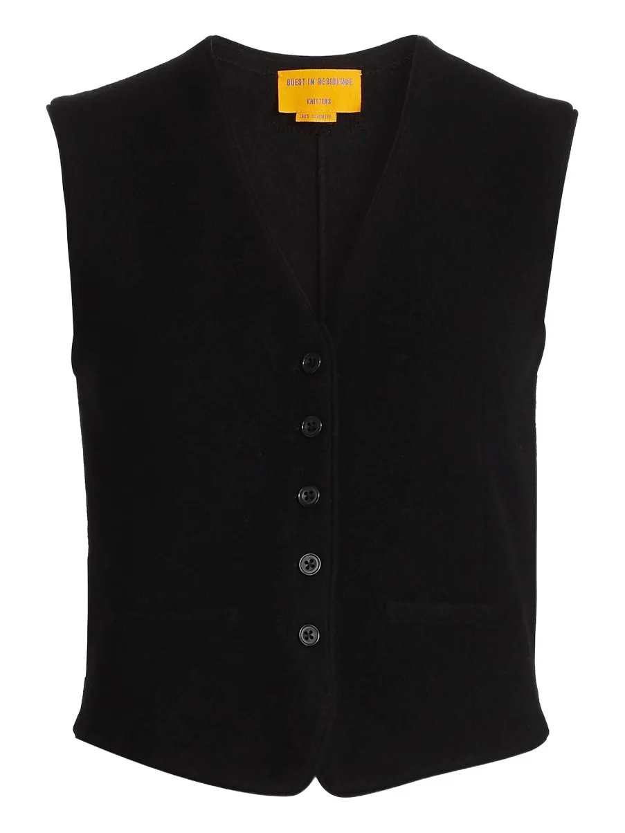 Guest In Residence Women's Cashmere Knit Tailored Vest