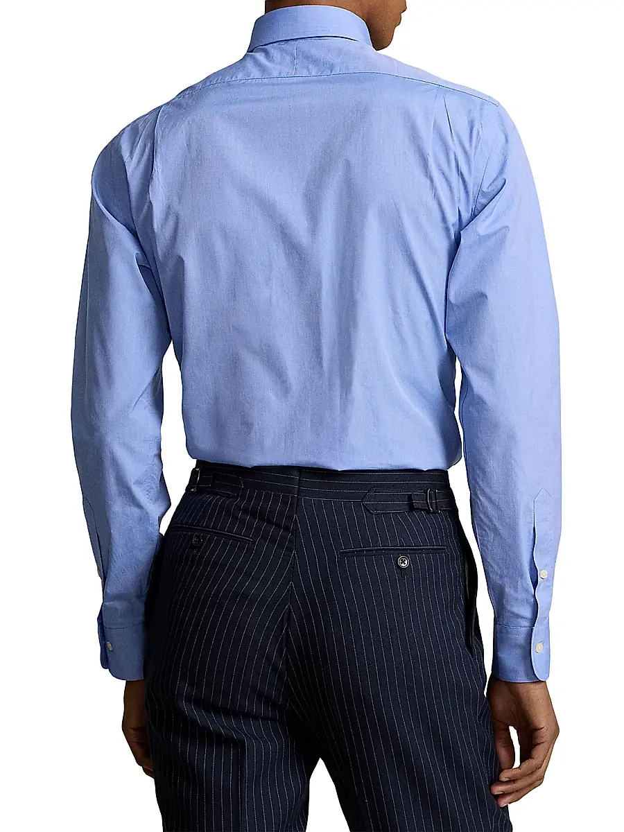 Polo Ralph Lauren Men's Cotton Dress Shirt | Thumbnail 4 Polo Ralph Lauren Men's Cotton Dress Shirt | Thumbnail 4
