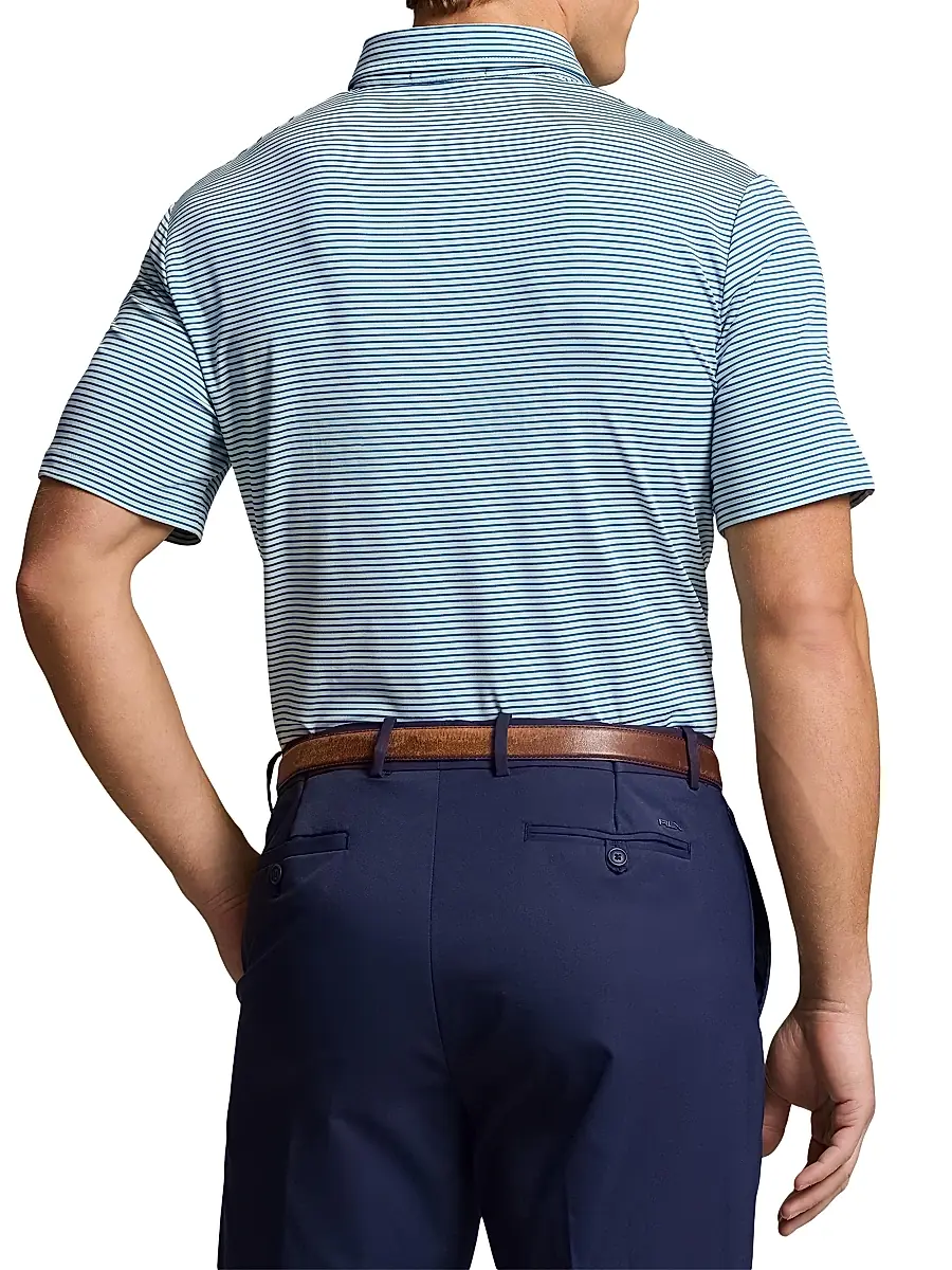 Polo Ralph Lauren Men's Stretch-Jersey Polo Shirt | Thumbnail 4 Polo Ralph Lauren Men's Stretch-Jersey Polo Shirt | Thumbnail 4