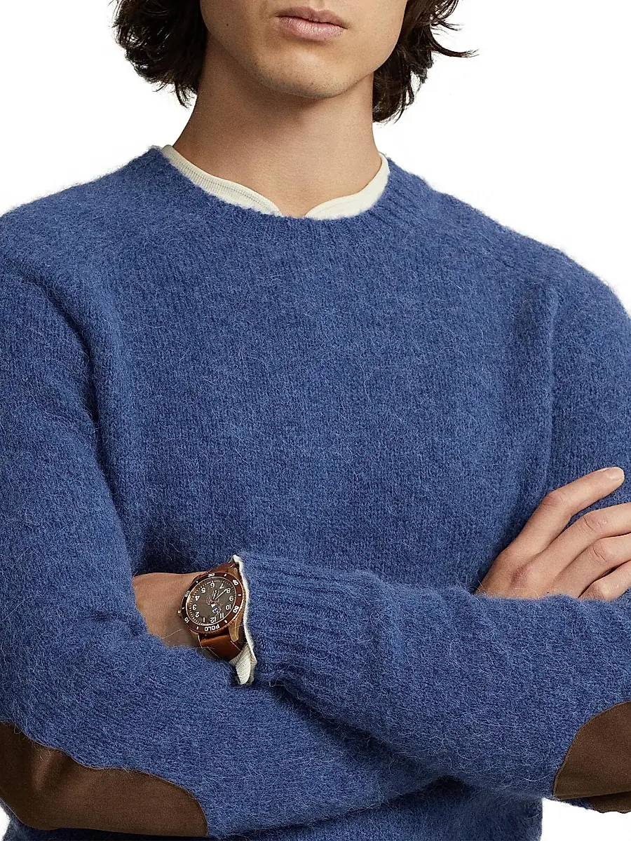 Polo Ralph Lauren Men's Wool & Alpaca-Blend Crewneck Sweater | Thumbnail 5