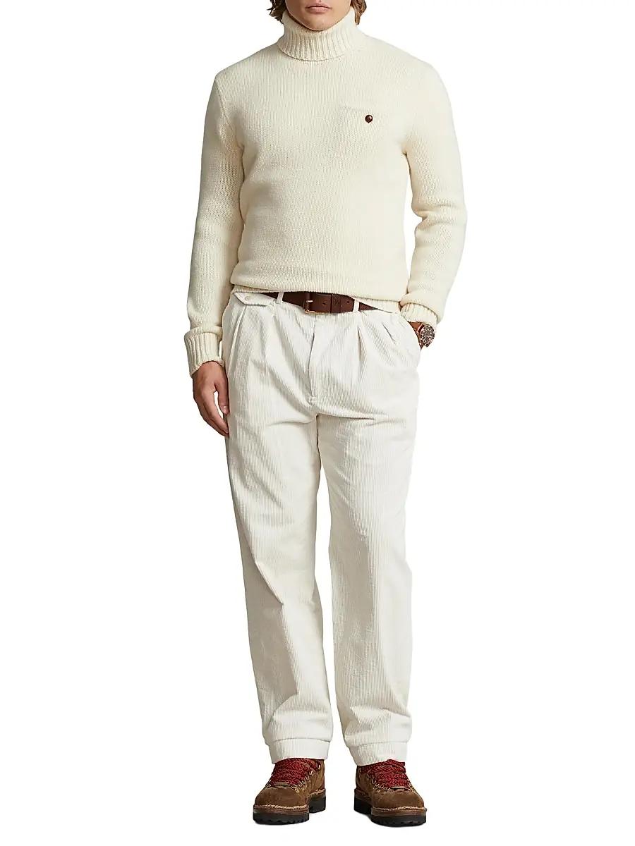 Polo Ralph Lauren Men's Wool-Blend Turtleneck Sweater | Thumbnail 2 Polo Ralph Lauren Men's Wool-Blend Turtleneck Sweater | Thumbnail 2