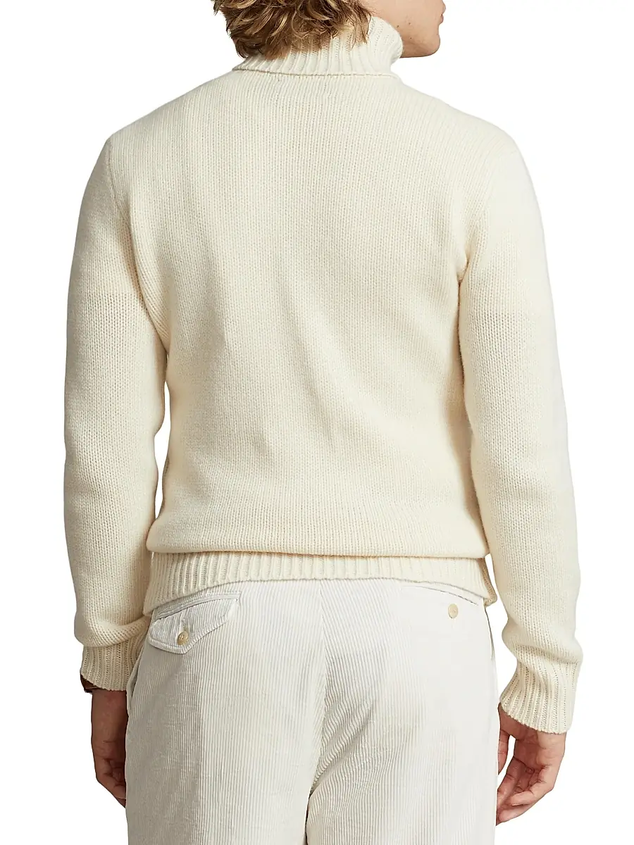 Polo Ralph Lauren Men's Wool-Blend Turtleneck Sweater | Thumbnail 3 Polo Ralph Lauren Men's Wool-Blend Turtleneck Sweater | Thumbnail 3
