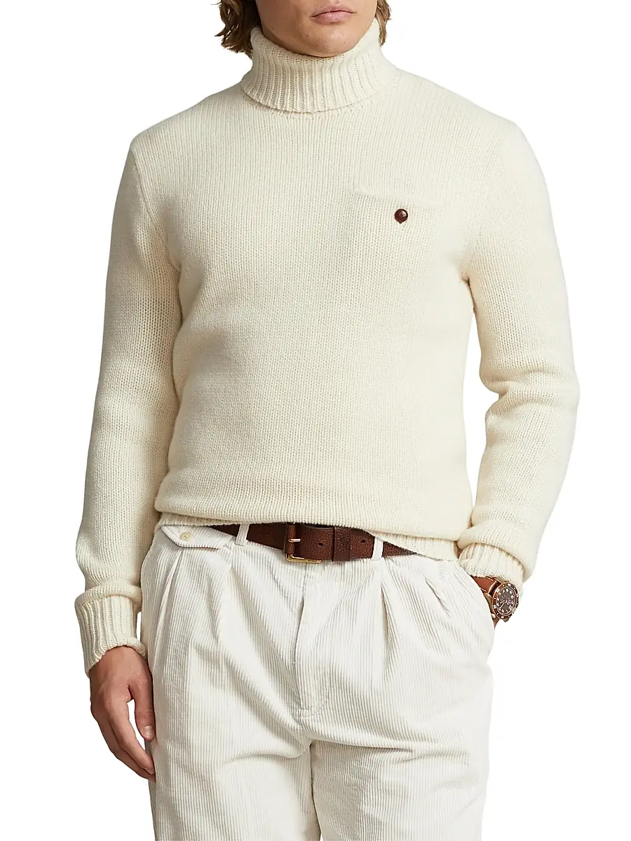 Polo Ralph Lauren Men's Wool-Blend Turtleneck Sweater