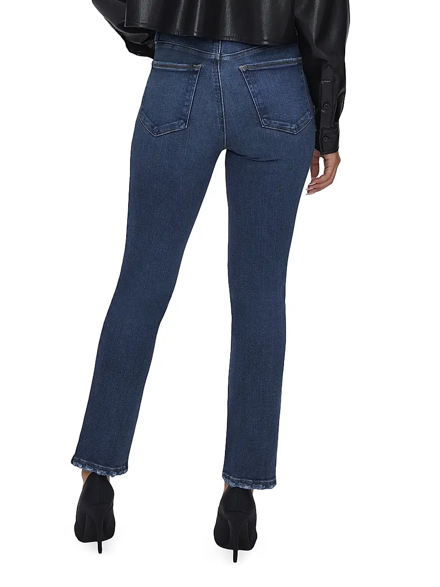 GOOD AMERICAN Women's Good Legs Straight Jeans | Thumbnail 6 GOOD AMERICAN Women's Good Legs Straight Jeans | Thumbnail 6