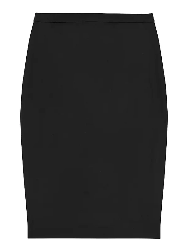 Theory Women's Wool Slim Pencil Skirt