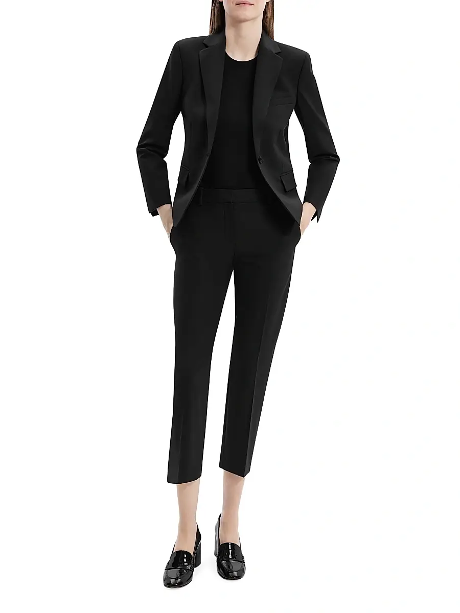 Theory Women's Slim-Fit One-Button Blazer | Thumbnail 2