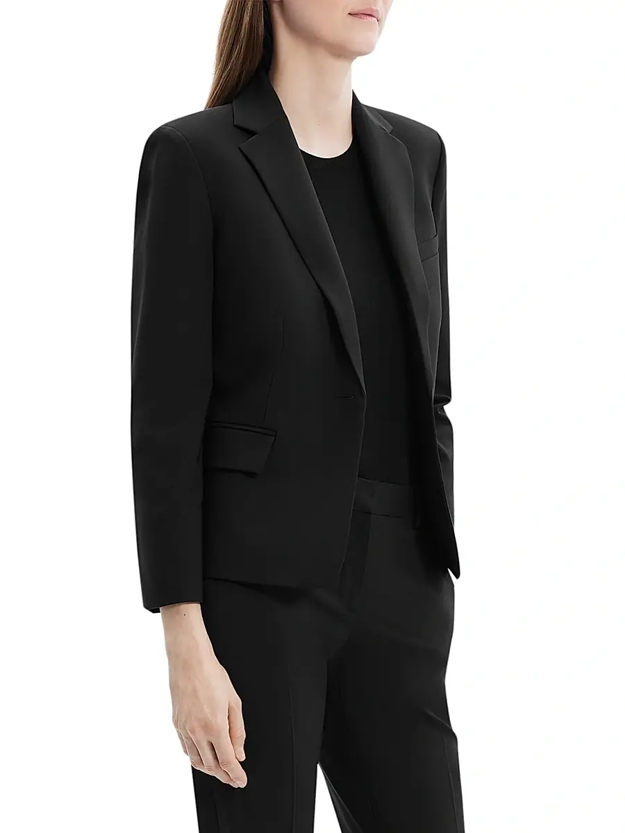 Theory Women's Slim-Fit One-Button Blazer | Thumbnail 4