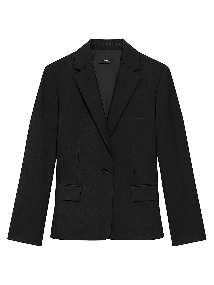 Theory Women's Slim-Fit One-Button Blazer