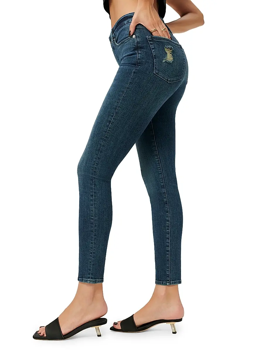 GOOD AMERICAN Women's Good Legs Stretch Skinny Crop Jeans | Thumbnail 5 GOOD AMERICAN Women's Good Legs Stretch Skinny Crop Jeans | Thumbnail 5