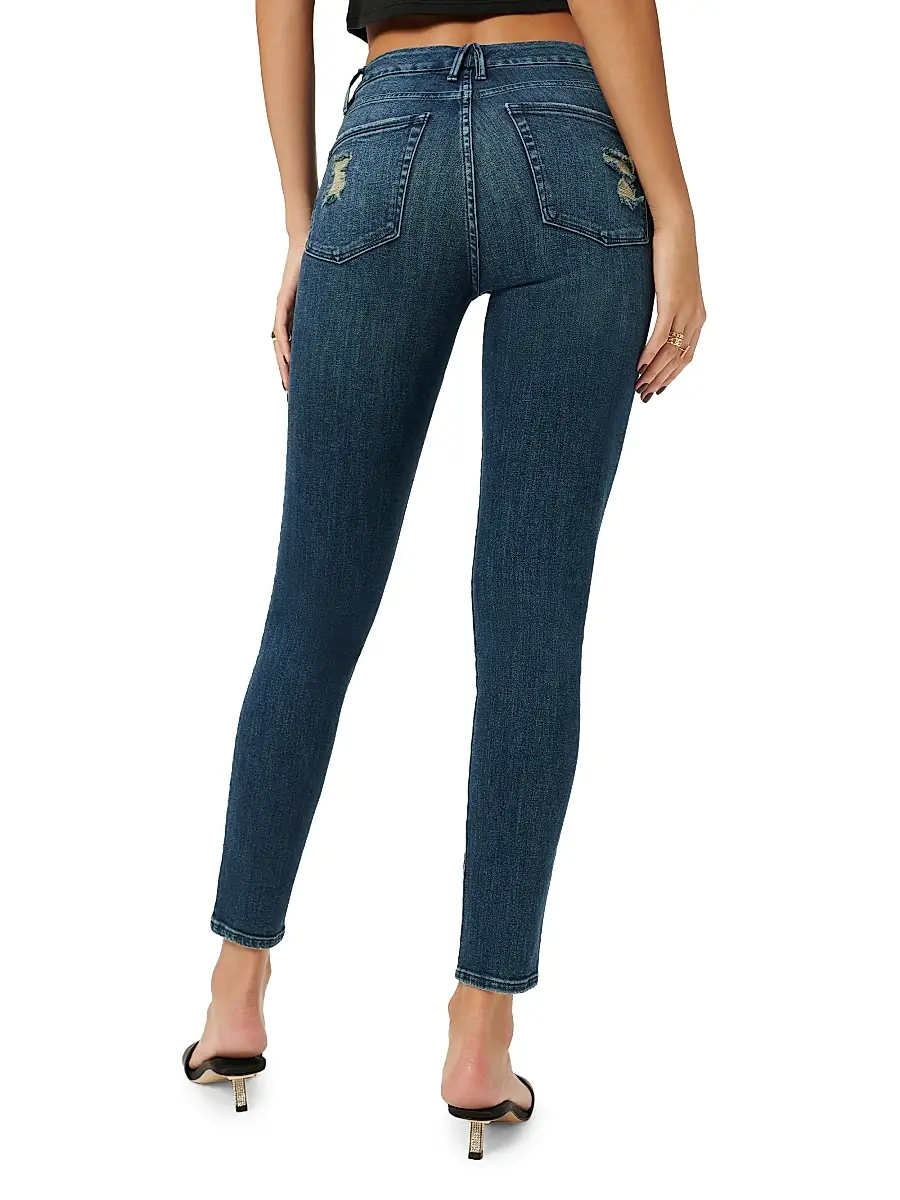 GOOD AMERICAN Women's Good Legs Stretch Skinny Crop Jeans | Thumbnail 6 GOOD AMERICAN Women's Good Legs Stretch Skinny Crop Jeans | Thumbnail 6