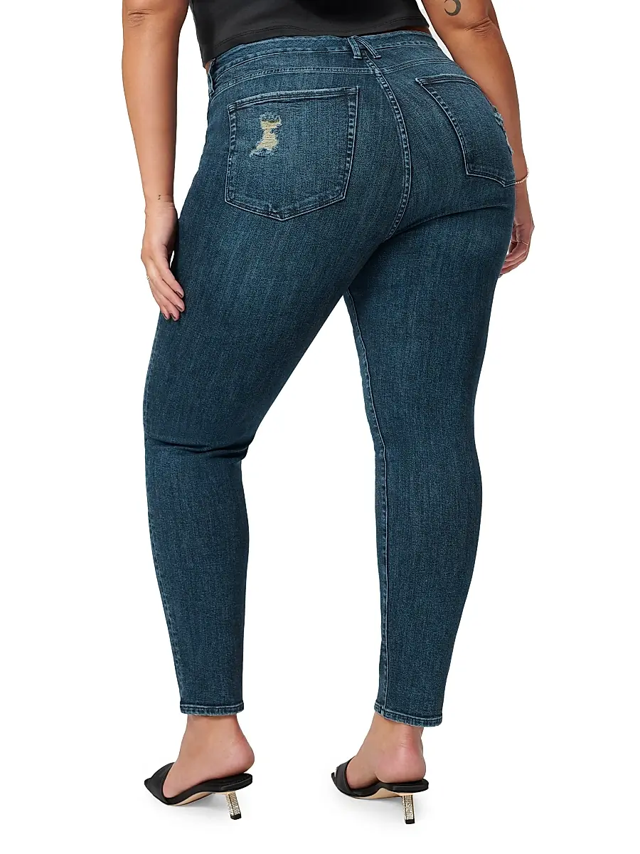 GOOD AMERICAN Women's Good Legs Stretch Skinny Crop Jeans | Thumbnail 9 GOOD AMERICAN Women's Good Legs Stretch Skinny Crop Jeans | Thumbnail 9