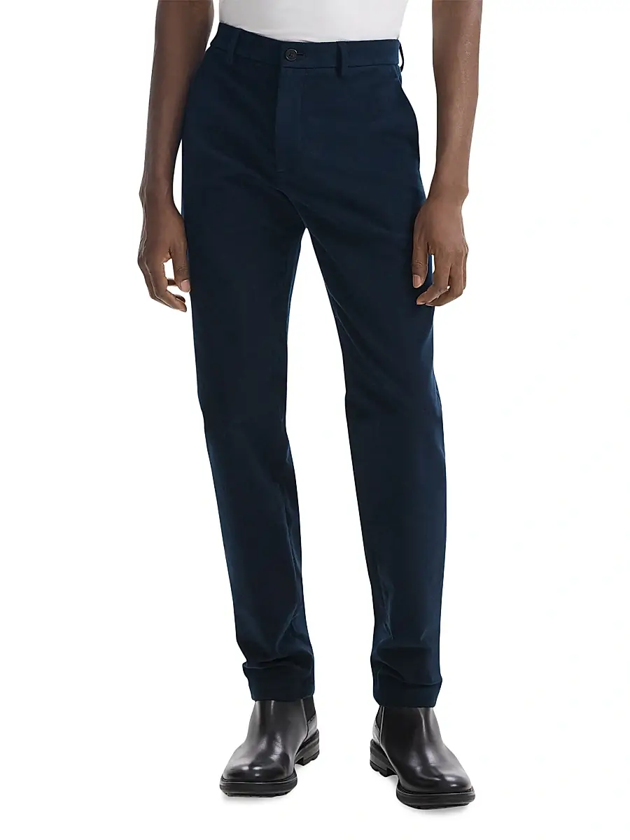 Theory Men's Zaine Stretch Cotton Twill Pants - Sand | Thumbnail 2 Theory Men's Zaine Stretch Cotton Twill Pants - Sand | Thumbnail 2