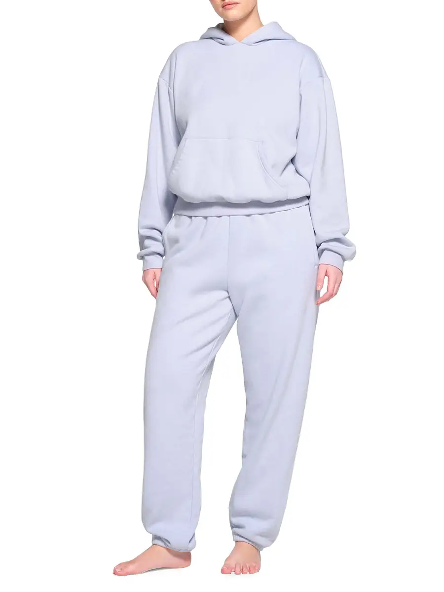 SKIMS Women's Cotton Fleece Classic Jogger - Periwinkle | Image 1 SKIMS Women's Cotton Fleece Classic Jogger - Periwinkle | Image 1