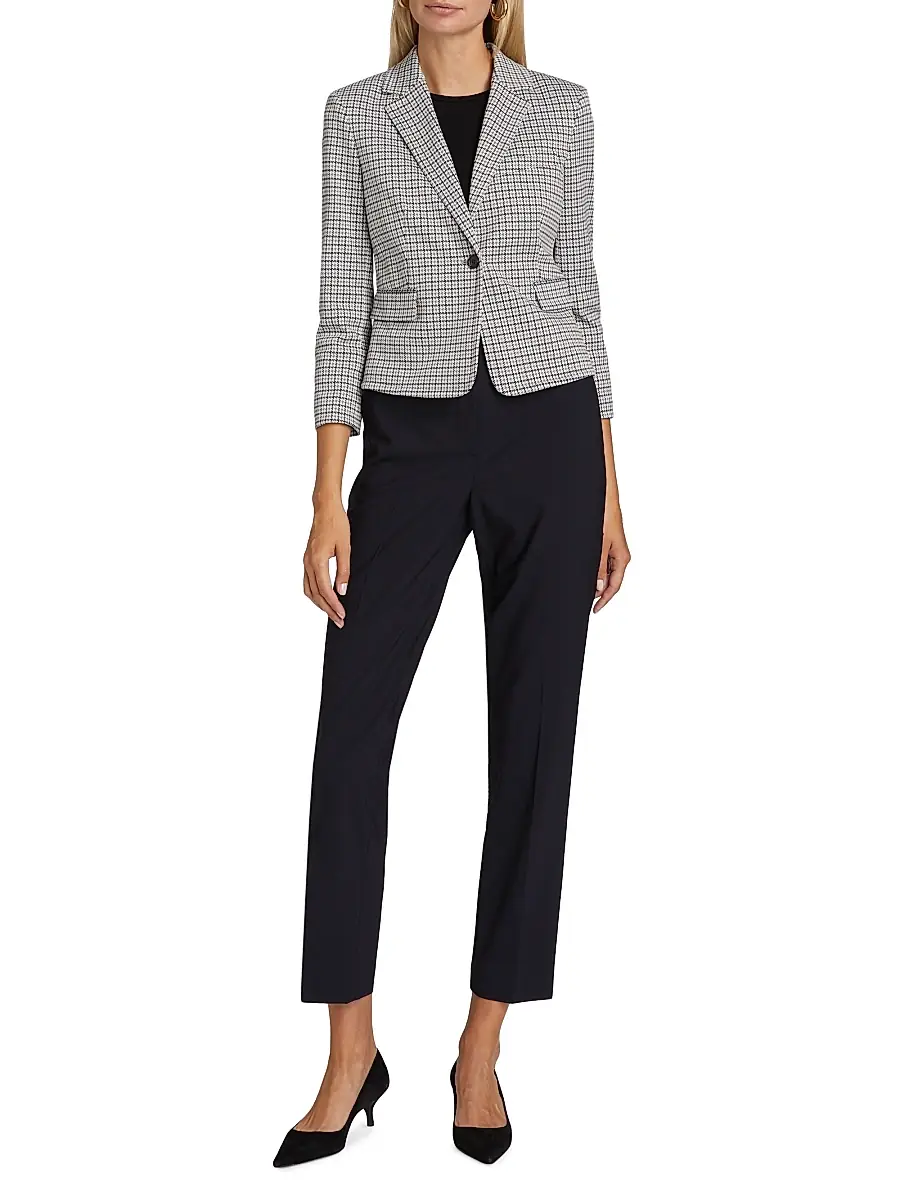 Theory Women's Treeca Pull-On Wool Trousers | Thumbnail 2 Theory Women's Treeca Pull-On Wool Trousers | Thumbnail 2