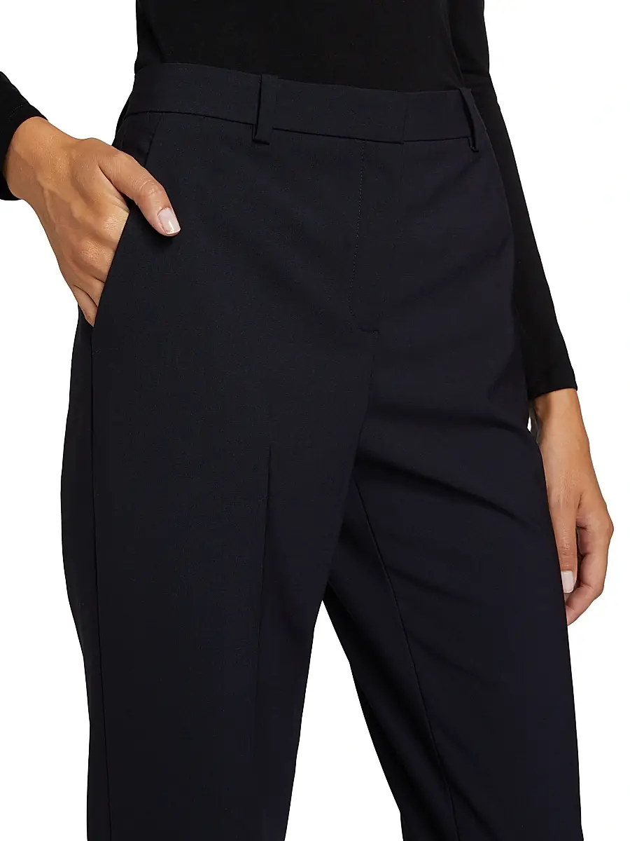 Theory Women's Treeca Pull-On Wool Trousers | Thumbnail 6 Theory Women's Treeca Pull-On Wool Trousers | Thumbnail 6