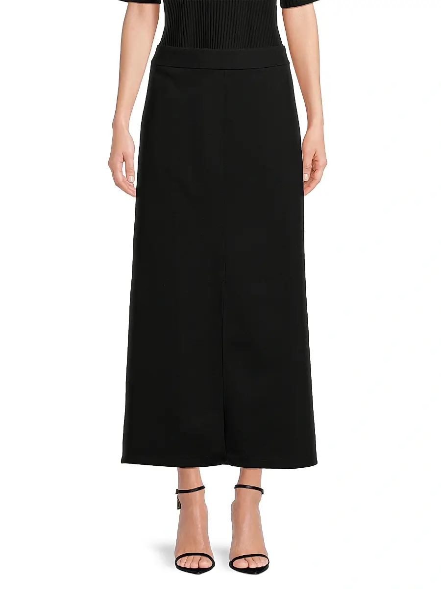 Eileen Fisher Women's Knit Maxi Skirt - Black | Thumbnail 3 Eileen Fisher Women's Knit Maxi Skirt - Black | Thumbnail 3