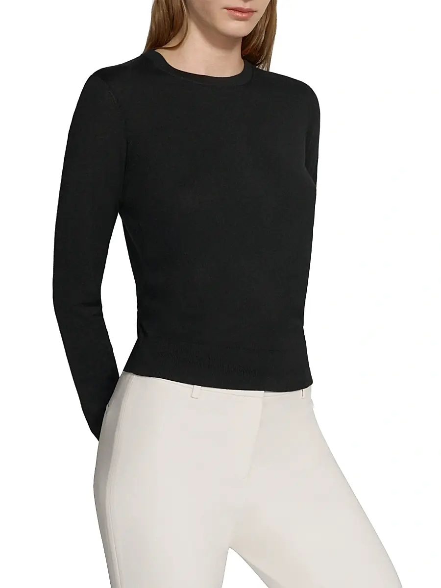Theory Women's Wool Crewneck Sweater | Thumbnail 3