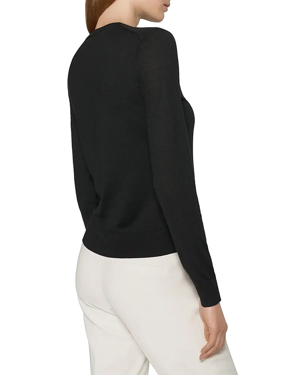 Theory Women's Wool Crewneck Sweater | Thumbnail 4