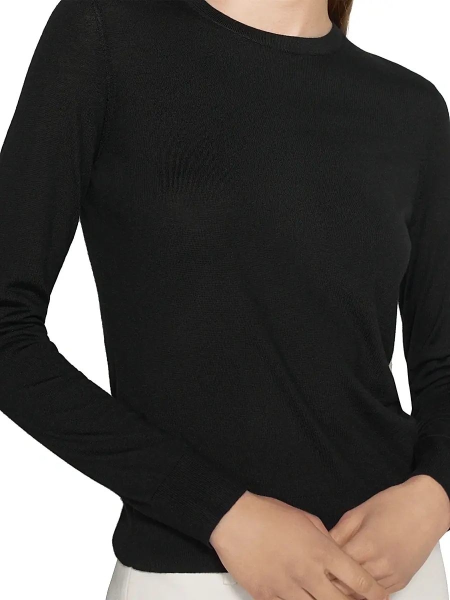 Theory Women's Wool Crewneck Sweater | Thumbnail 5