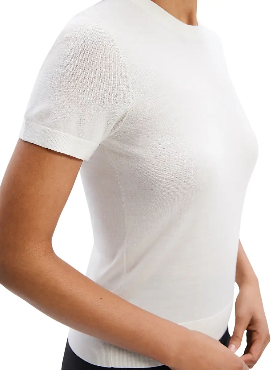 Theory Women's Basic Merino Wool T-Shirt | Thumbnail 6