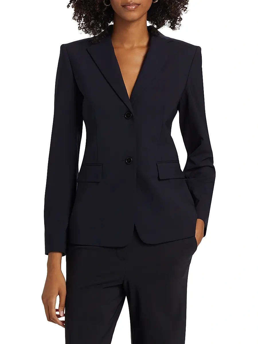 Theory Women's Slim-Fit Wool Blazer | Thumbnail 3