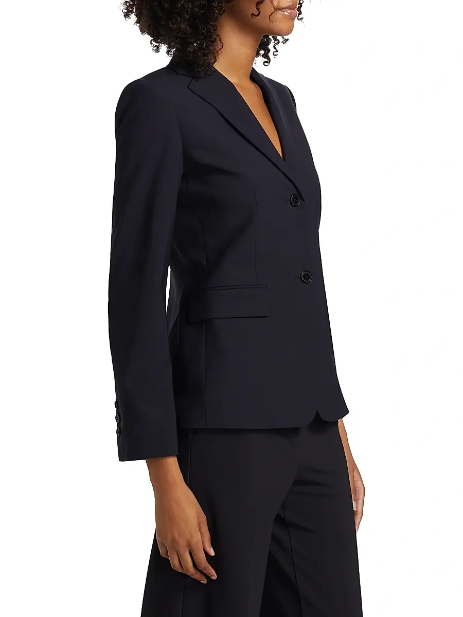 Theory Women's Slim-Fit Wool Blazer | Thumbnail 4
