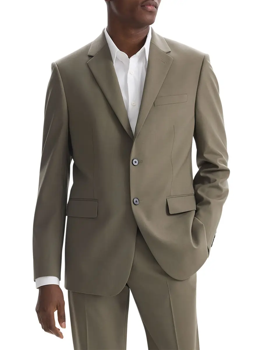 Theory Men's Chambers Slim-Fit Wool Sportcoat - Moss | Thumbnail 2 Theory Men's Chambers Slim-Fit Wool Sportcoat - Moss | Thumbnail 2