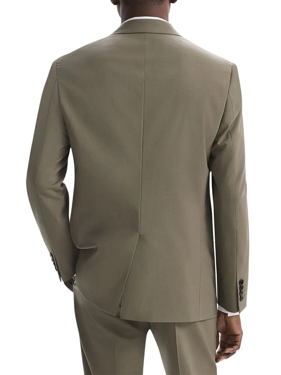 Theory Men's Chambers Slim-Fit Wool Sportcoat - Moss | Thumbnail 3 Theory Men's Chambers Slim-Fit Wool Sportcoat - Moss | Thumbnail 3