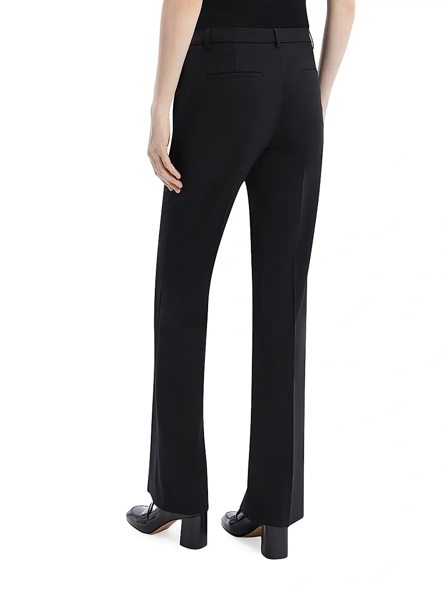 Theory Women's Stretch Wool Straight Full-Length Trousers | Thumbnail 5 Theory Women's Stretch Wool Straight Full-Length Trousers | Thumbnail 5