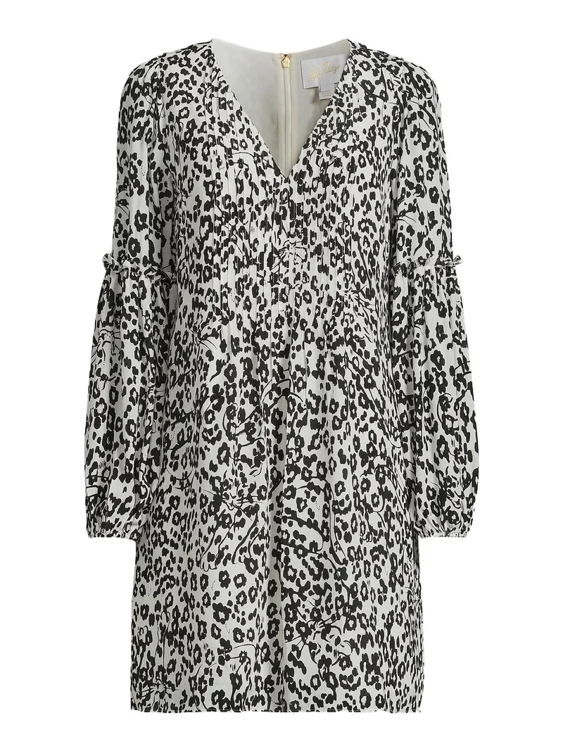 Women's Cleme Leopard Silk Dress