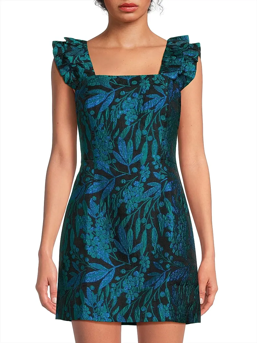 Lilly Pulitzer Women's Lolina Brocade Romper | Thumbnail 3