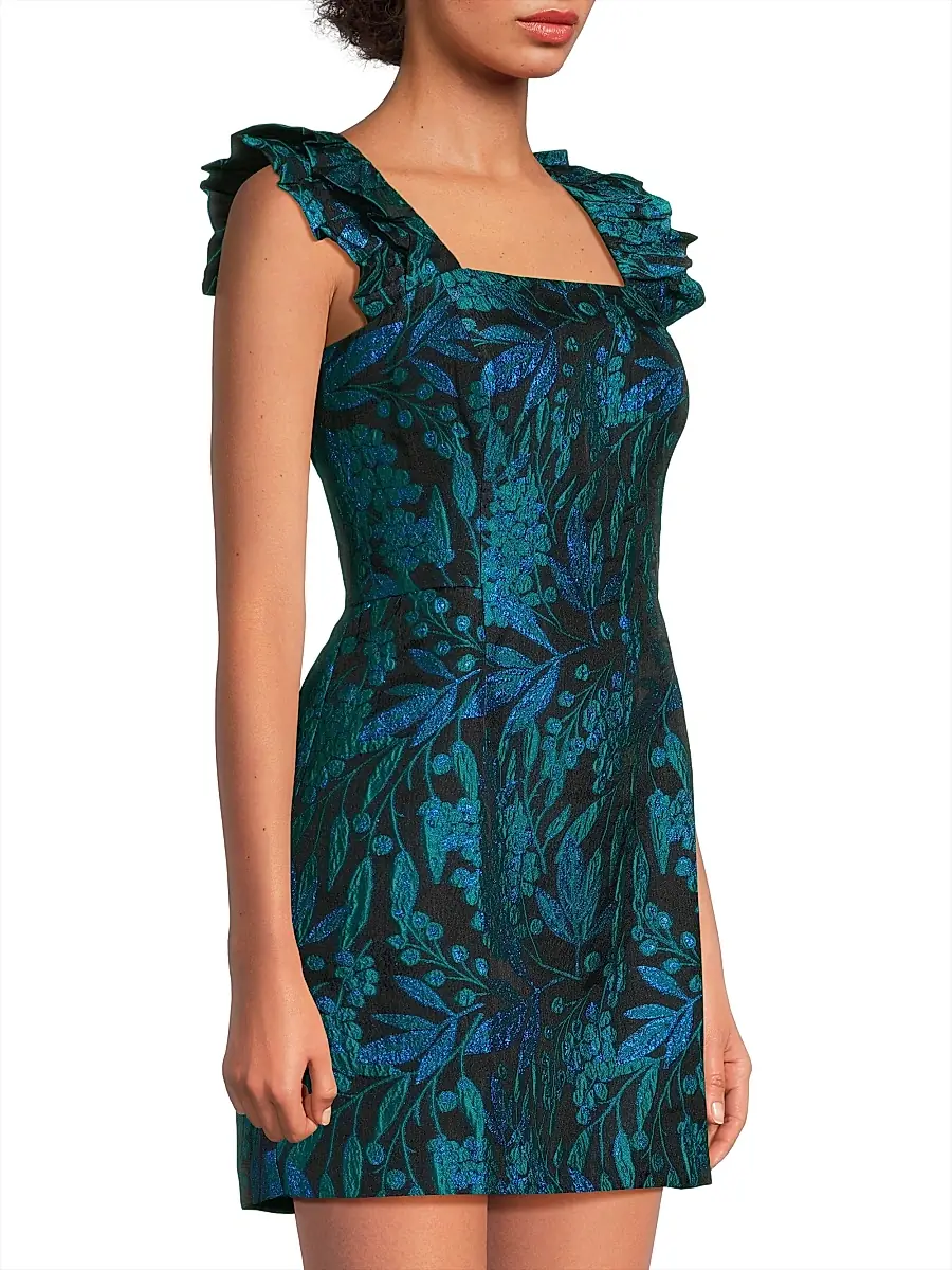 Lilly Pulitzer Women's Lolina Brocade Romper | Thumbnail 4
