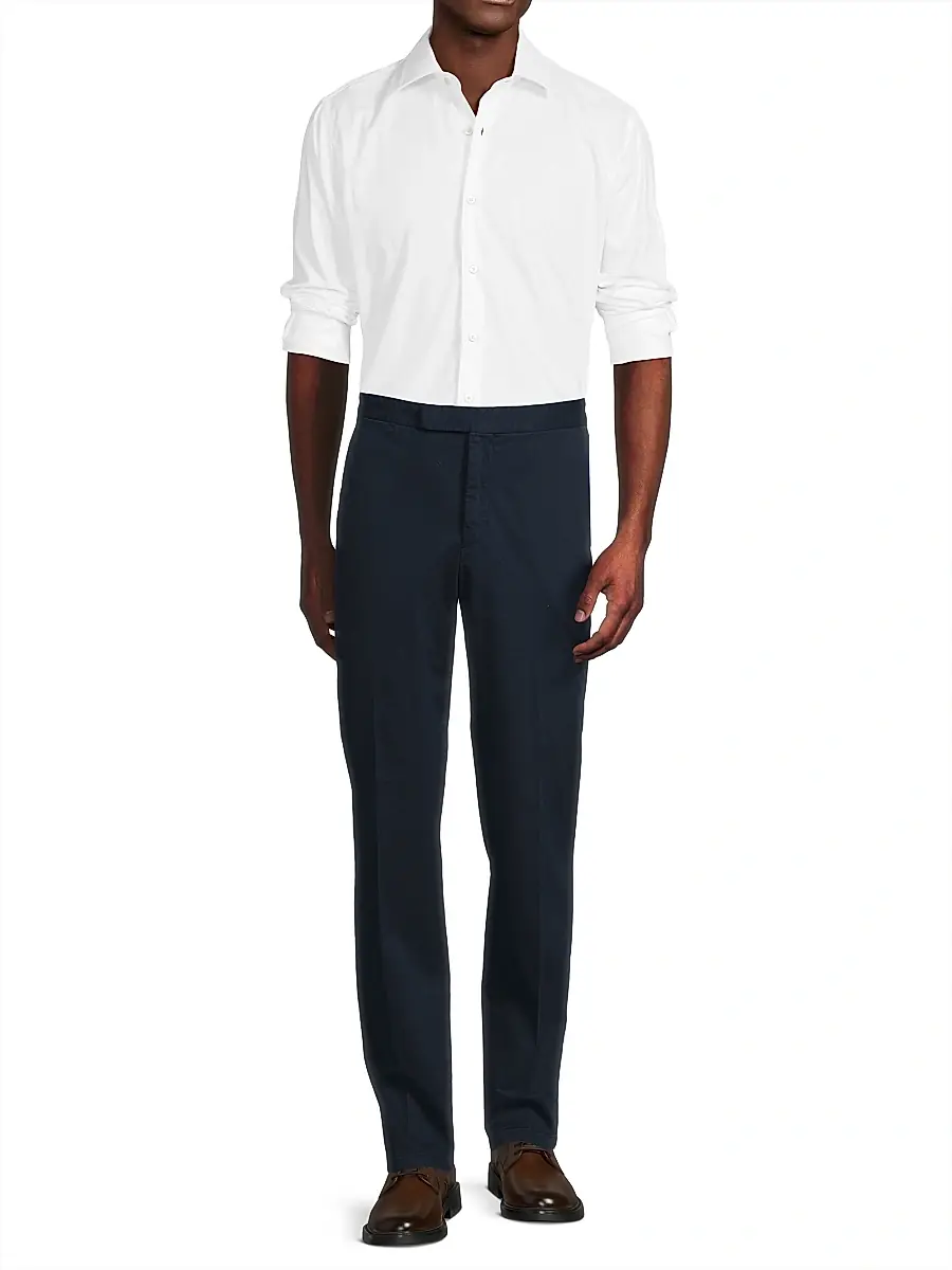 Polo Ralph Lauren Men's Pleated Garment-Dyed Trousers | Thumbnail 2 Polo Ralph Lauren Men's Pleated Garment-Dyed Trousers | Thumbnail 2