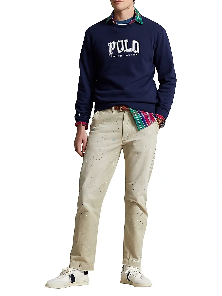 Polo Ralph Lauren Men's Logo-Embroidered Crewneck Sweatshirt | Thumbnail 2 Polo Ralph Lauren Men's Logo-Embroidered Crewneck Sweatshirt | Thumbnail 2