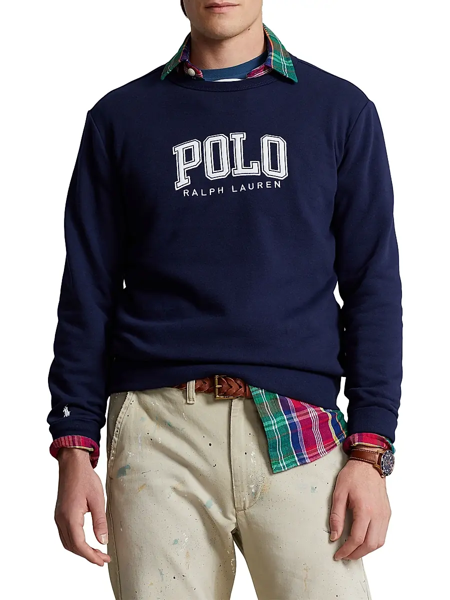 Polo Ralph Lauren Men's Logo-Embroidered Crewneck Sweatshirt | Thumbnail 3 Polo Ralph Lauren Men's Logo-Embroidered Crewneck Sweatshirt | Thumbnail 3