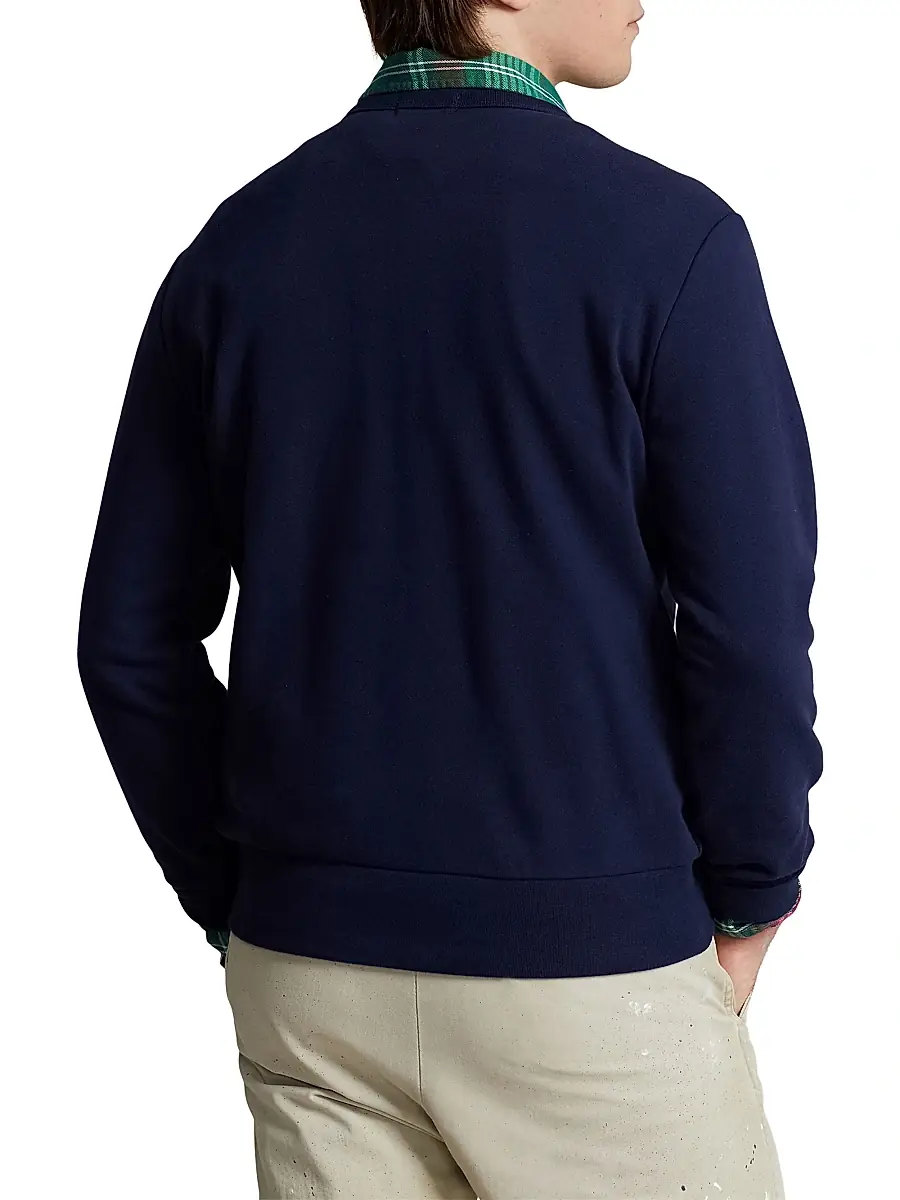 Polo Ralph Lauren Men's Logo-Embroidered Crewneck Sweatshirt | Thumbnail 4 Polo Ralph Lauren Men's Logo-Embroidered Crewneck Sweatshirt | Thumbnail 4