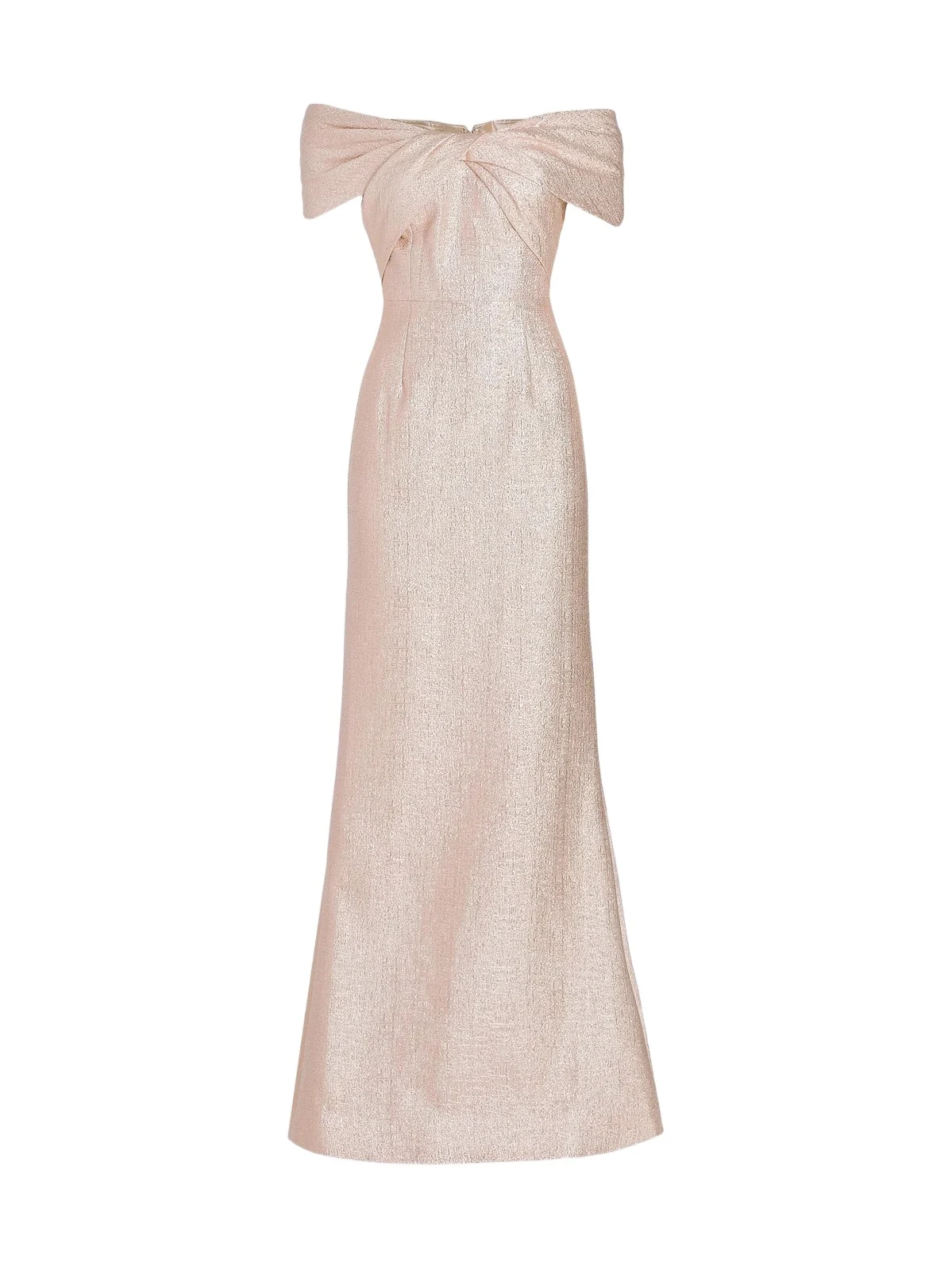 Women's Off-The-Shoulder Metallic Gown