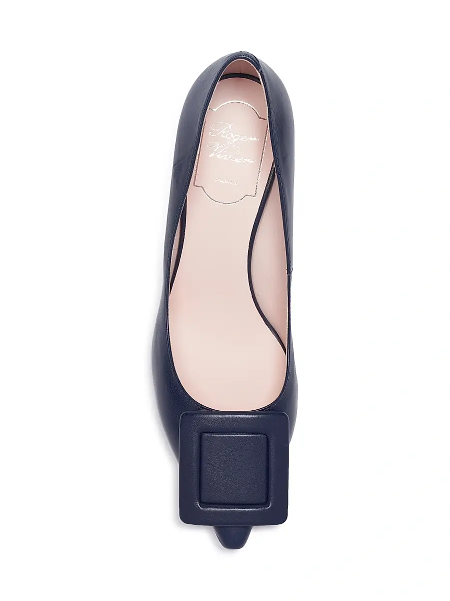 Roger Vivier Women's Viv In The City 65MM Leather Pumps | Thumbnail 5 Roger Vivier Women's Viv In The City 65MM Leather Pumps | Thumbnail 5