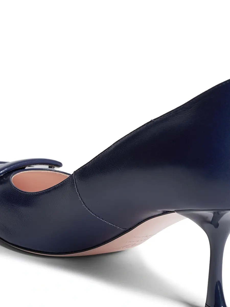 Roger Vivier Women's Viv In The City 65MM Leather Pumps | Thumbnail 8 Roger Vivier Women's Viv In The City 65MM Leather Pumps | Thumbnail 8